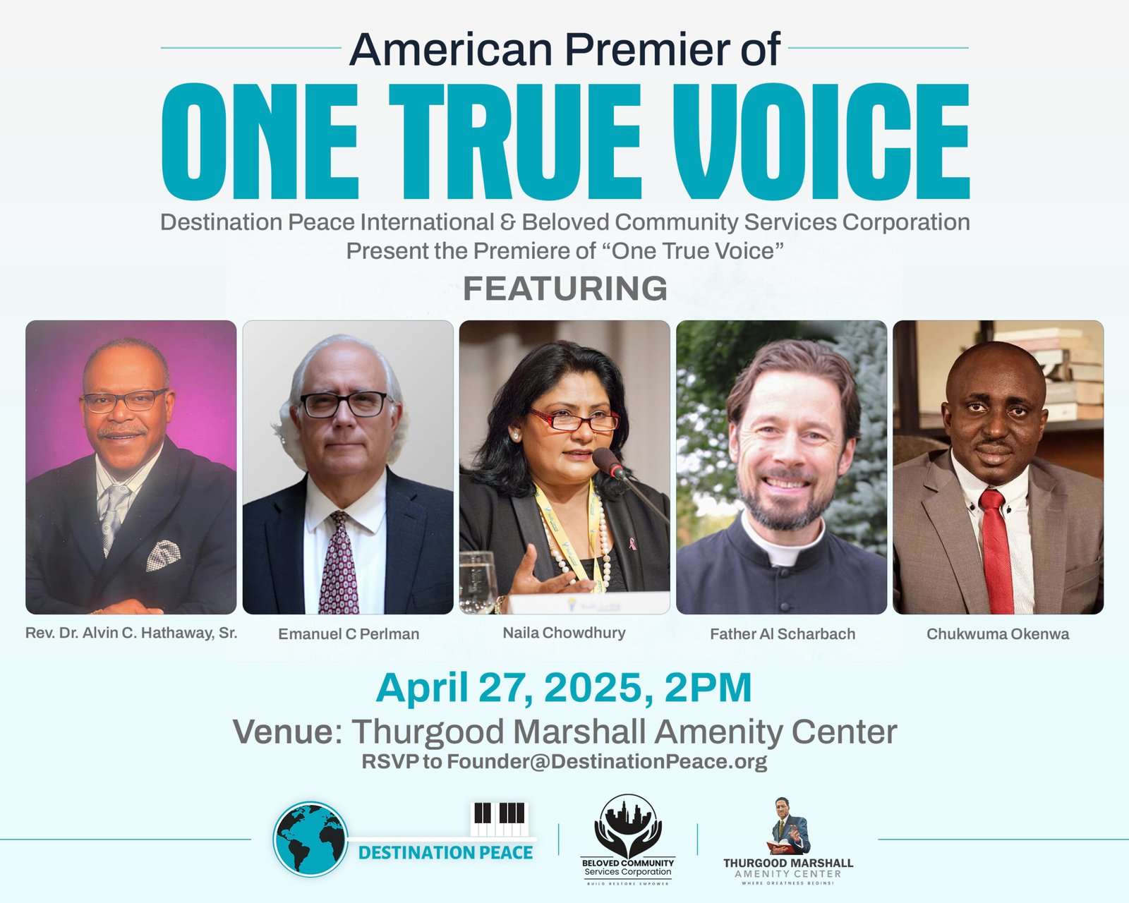 One True Voice premiere